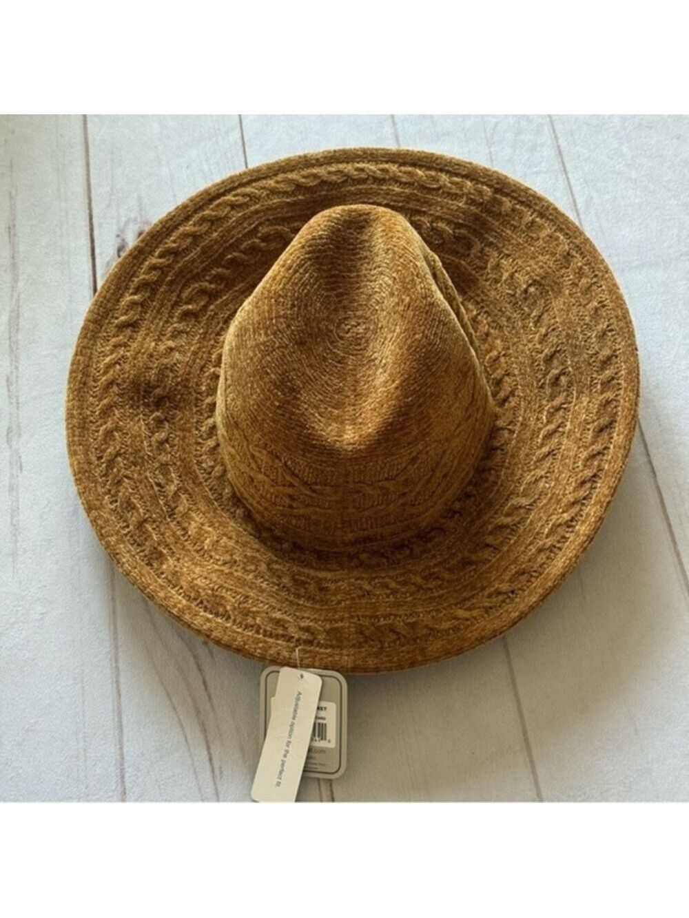 San Diego Hat Company Nellie Knit Fedora - Mustard NEW Lightweight New With Tags